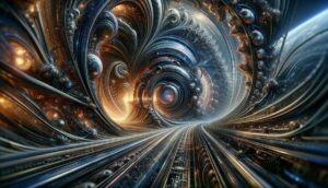 Een hypnotiserende hyperrealistische foto die de grenzen van AI-beeldgeneratie verkent.